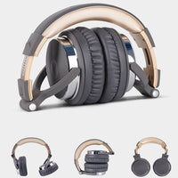 HKM-062099 Stereo Headphones with Microphone, 3.5mm/6.3mm Jack, 20-20k Hz Frequency Response, 32 Ω Impedance