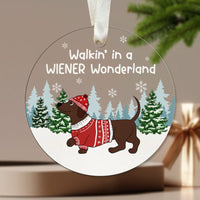 HKM-062163 Acrylic Christmas Tree Pendants - Festive Holiday Decorations in 34 Colors