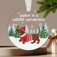 HKM-062163 Acrylic Christmas Tree Pendants - Festive Holiday Decorations in 34 Colors