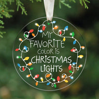 HKM-062163 Acrylic Christmas Tree Pendants - Festive Holiday Decorations in 34 Colors