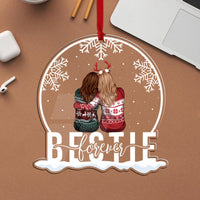 HKM-062163 Acrylic Christmas Tree Pendants - Festive Holiday Decorations in 34 Colors