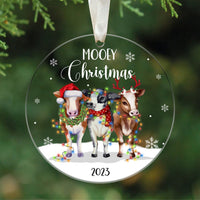 HKM-062163 Acrylic Christmas Tree Pendants - Festive Holiday Decorations in 34 Colors
