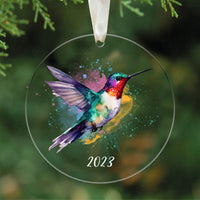 HKM-062163 Acrylic Christmas Tree Pendants - Festive Holiday Decorations in 34 Colors