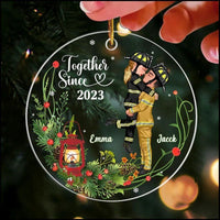 HKM-062163 Acrylic Christmas Tree Pendants - Festive Holiday Decorations in 34 Colors