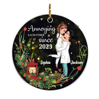 HKM-062163 Acrylic Christmas Tree Pendants - Festive Holiday Decorations in 34 Colors