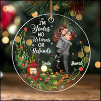 HKM-062163 Acrylic Christmas Tree Pendants - Festive Holiday Decorations in 34 Colors