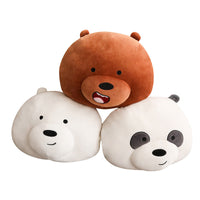 HKM-062163 Panda Plush Hand Warming Pillow with Soft Down Cotton Filling