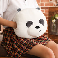 HKM-062163 Panda Plush Hand Warming Pillow with Soft Down Cotton Filling