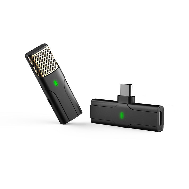 KTX-062739 Wireless Lavalier Microphone with Bluetooth Connectivity for Live Streaming and Video Recording