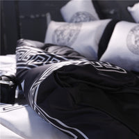 HKM-062867 Silk Cotton Nordic-Style 4-Piece Bedding Set with Modal Quilt Cover