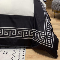 HKM-062867 Silk Cotton Nordic-Style 4-Piece Bedding Set with Modal Quilt Cover