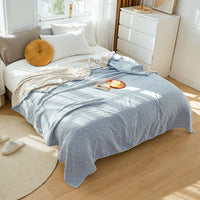 HKM-062867 Terry Quilted Soft Cotton Quilt in Various Colors and Patterns - Double Thin Design, 150cm x 200cm, 200cm x 230cm