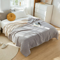 HKM-062867 Terry Quilted Soft Cotton Quilt in Various Colors and Patterns - Double Thin Design, 150cm x 200cm, 200cm x 230cm