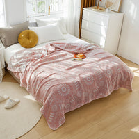 HKM-062867 Terry Quilted Soft Cotton Quilt in Various Colors and Patterns - Double Thin Design, 150cm x 200cm, 200cm x 230cm