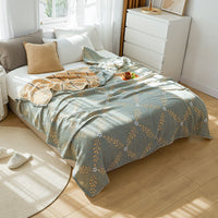 HKM-062867 Terry Quilted Soft Cotton Quilt in Various Colors and Patterns - Double Thin Design, 150cm x 200cm, 200cm x 230cm