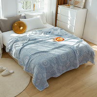 HKM-062867 Terry Quilted Soft Cotton Quilt in Various Colors and Patterns - Double Thin Design, 150cm x 200cm, 200cm x 230cm