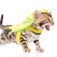 HKM-063059 Dinosaur Wings Costume for Pets - Green Felt Cloth Decoration for Halloween