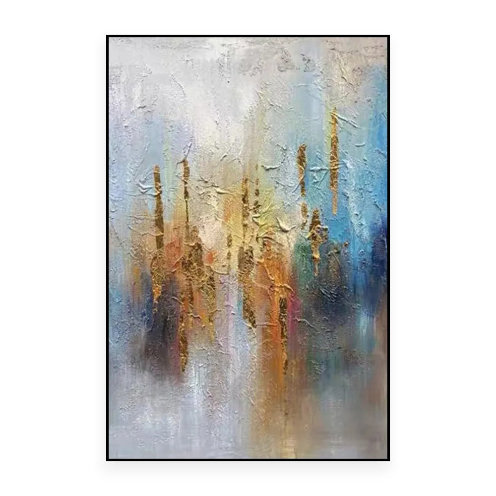 HKM-063123 Handmade Modern Abstract Oil Painting Canvas Wall Art for Home Decoration - Frameless Unstretched Design
