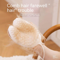 HKM-063123 Silicone Grooming Gloves for Dogs and Cats - Hair Removal & Massage Brush