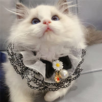 HKM-063187 Black Little Fairy Lace Scarf for Pets in Various Sizes