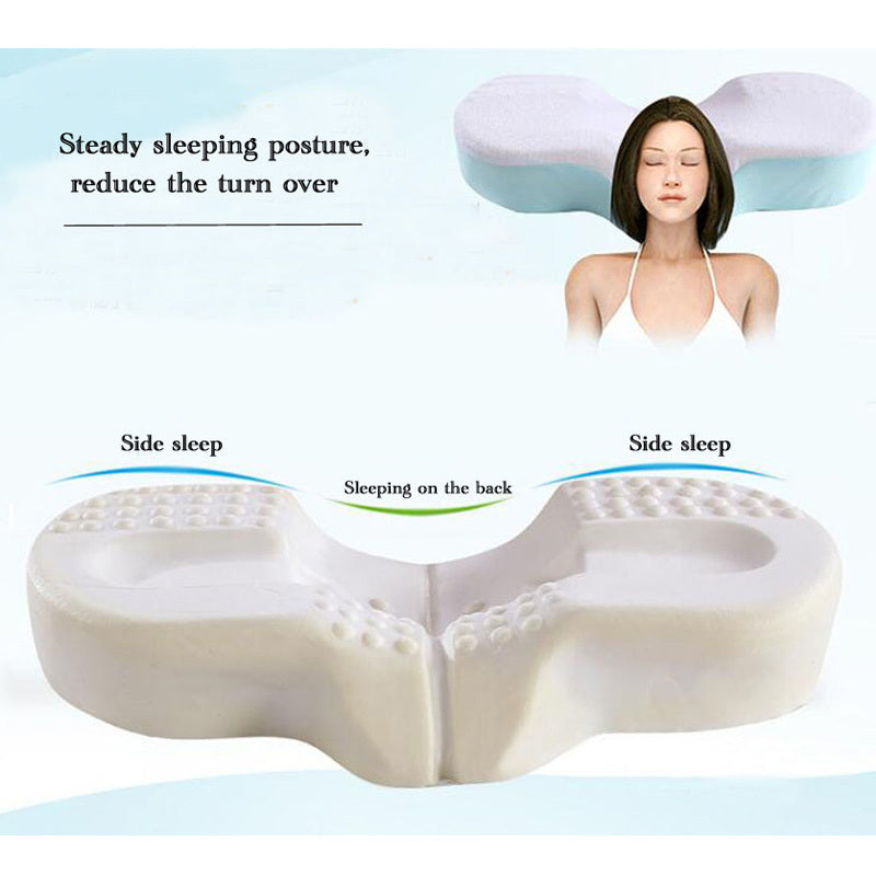 HKM-063315 Ergonomic Latex Memory Pillow for Neck Support and Improved Sleep Posture