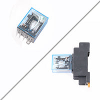 HKM-063379 Small Intermediate Relay AC220V DC24V DC12V LY2N-J with 8 Feet Fiberglass
