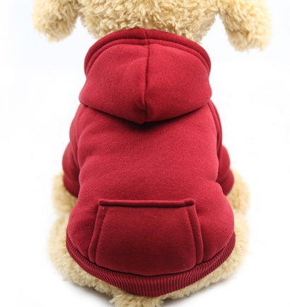 HKM-063443 Cozy Polyester Sweatshirt for Dogs and Cats - Thin, Versatile with Pockets, Perfect for All Seasons