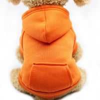 HKM-063443 Cozy Polyester Sweatshirt for Dogs and Cats - Thin, Versatile with Pockets, Perfect for All Seasons