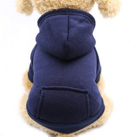 HKM-063443 Cozy Polyester Sweatshirt for Dogs and Cats - Thin, Versatile with Pockets, Perfect for All Seasons