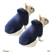 HKM-063443 Cozy Polyester Sweatshirt for Dogs and Cats - Thin, Versatile with Pockets, Perfect for All Seasons