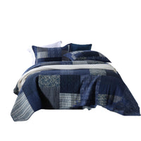 HKM-063507 Pure Cotton Plant and Flower Pattern Summer Duvet Set - 3-Piece Bedding Ensemble 230x250cm/250x270cm