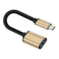 HKM-063571 Type-C to USB 3.0 OTG Adapter Data Cable - 3A Fast Charging & 5Gbps Data Transfer
