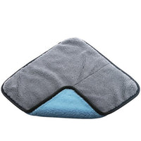 HKM-063763 Coral Fleece Car Wipe in Blue, Orange, Yellow - 45x38CM