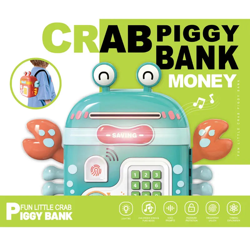 HKM-063827 Electric Kids ATM Money Savings Bank with Light and Music for Ages 5-7