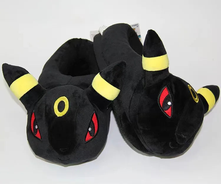 HKM-064019 Custom Design Plush Stuffed Animal Slippers for Kids, Winter Indoor Footwear, 11-30CM