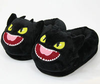 HKM-064019 Custom Design Plush Stuffed Animal Slippers for Kids, Winter Indoor Footwear, 11-30CM