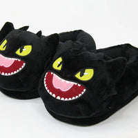 HKM-064019 Custom Design Plush Stuffed Animal Slippers for Kids, Winter Indoor Footwear, 11-30CM