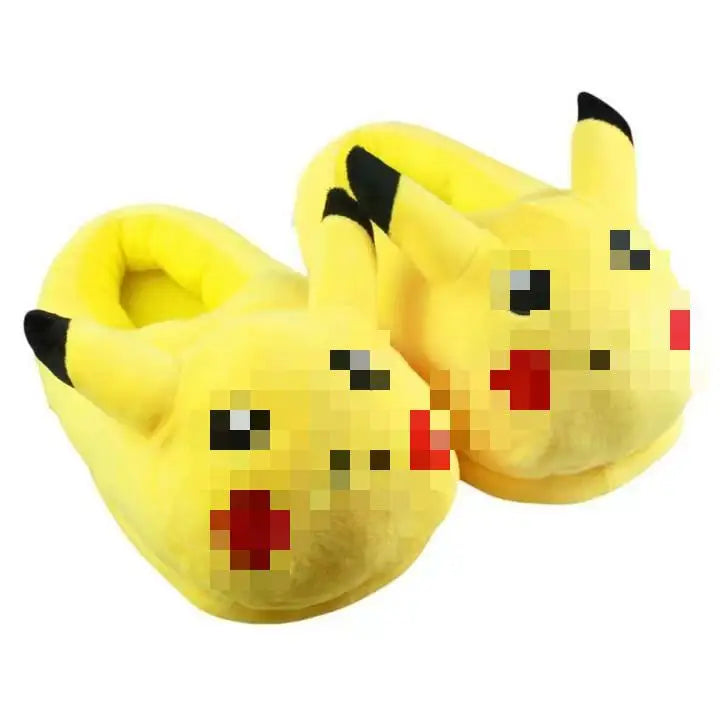 HKM-064019 Custom Design Plush Stuffed Animal Slippers for Kids, Winter Indoor Footwear, 11-30CM