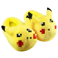 HKM-064019 Custom Design Plush Stuffed Animal Slippers for Kids, Winter Indoor Footwear, 11-30CM