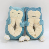 HKM-064019 Custom Design Plush Stuffed Animal Slippers for Kids, Winter Indoor Footwear, 11-30CM