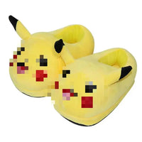 HKM-064019 Custom Design Plush Stuffed Animal Slippers for Kids, Winter Indoor Footwear, 11-30CM