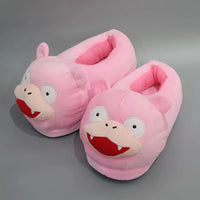 HKM-064019 Custom Design Plush Stuffed Animal Slippers for Kids, Winter Indoor Footwear, 11-30CM