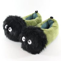 HKM-064019 Custom Design Plush Stuffed Animal Slippers for Kids, Winter Indoor Footwear, 11-30CM