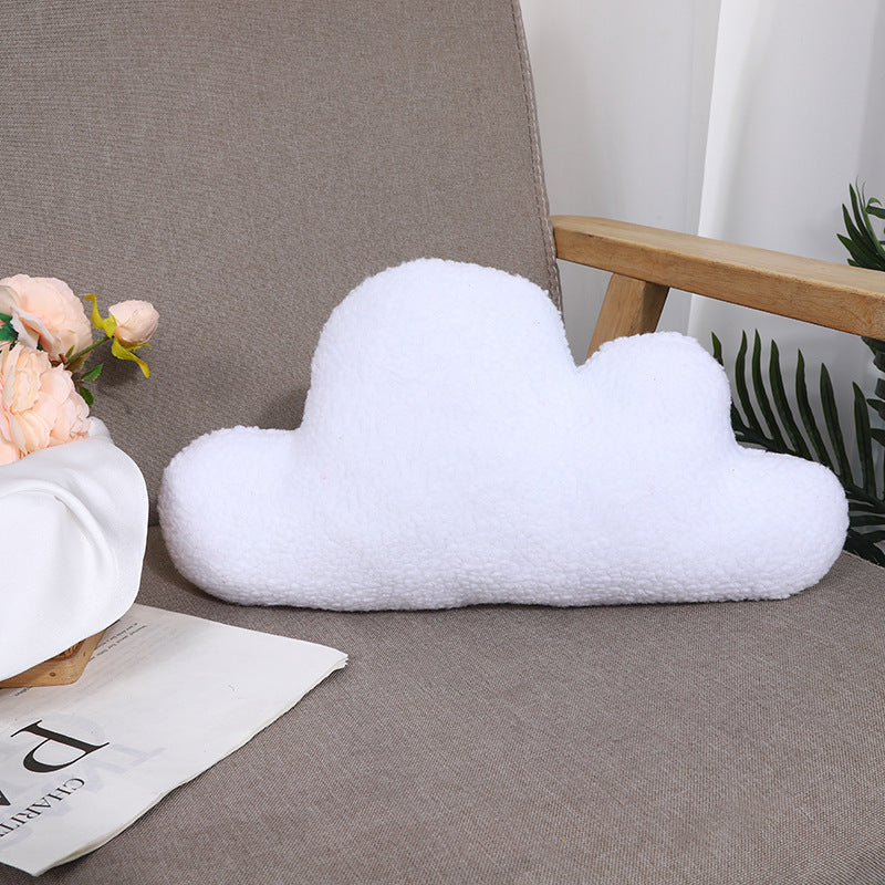 HKM-064083 Bay Window Plush Doll Cushion for Afternoon Naps - Available in White, Beige, Brown, Gray, 33cm Height