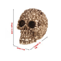 HKM-064147 Resin Skull Decoration for Halloween Home Decor and Crafts