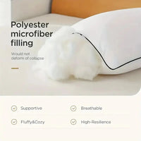 HKM-064339 King Size Bed Pillow - Soft and Comfortable Support for Restful Sleep