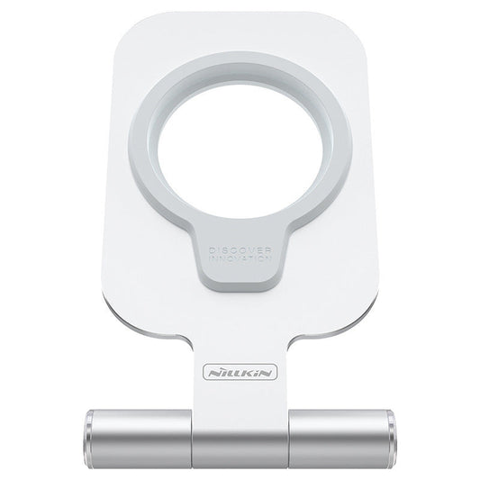 HKM-064403 Foldable Aluminium Alloy Phone Stand for iPhone 12 Mini, 12 Pro Max, Magnetic Wireless Charging Support