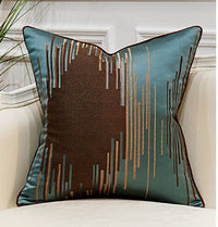 HKM-064467 Soft Polyester Waist Pillow Cushion 45x45cm High-Density Jacquard Filling