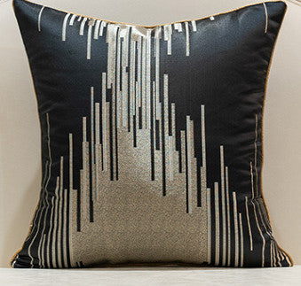 HKM-064467 Soft Polyester Waist Pillow Cushion 45x45cm High-Density Jacquard Filling