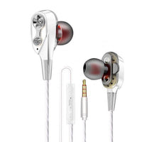 HKM-064723 Wired In-Ear Gaming Headset with Dual-Moving Coil and Microphone